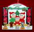 Family of 3 Christmas Ornament Holiday Window with up to 4 Dogs, Cats, Pets Custom Add-ons Personalized FREE at PersonalizedOrnamentsMarket.com by Russell Rhodes