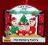 Family of 4 Christmas Ornament Holiday Window with 1 Dog, Cat, Pets Custom Add-on Personalized FREE at PersonalizedOrnamentsMarket.com by Russell Rhodes