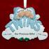 Twin Boys Christmas Ornament Personalized FREE at PersonalizedOrnamentsMarket.com by Russell Rhodes