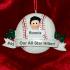 Baseball Ornament for Boy Personalized FREE at PersonalizedOrnamentsMarket.com by Russell Rhodes