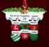 Family Christmas Ornament Festive Mittens for 6 Personalized FREE at PersonalizedOrnamentsMarket.com by Russell Rhodes