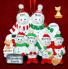 Family Christmas Ornament Snow & Fun for 6 with Pets Personalized FREE at PersonalizedOrnamentsMarket.com by Russell Rhodes