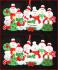Grandparents Christmas Ornament Snow Fam 7 Grandkids Personalized FREE at PersonalizedOrnamentsMarket.com by Russell Rhodes