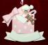 Girl Baby's Annual Christmas Ornament without Personalization
