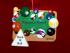 Pool Table Christmas Ornament Personalized FREE at PersonalizedOrnamentsMarket.com by Russell Rhodes