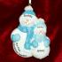 Single Parent Mom or Dad Christmas Ornament 1st Xmas with Child Personalized FREE at PersonalizedOrnamentsMarket.com by Russell Rhodes