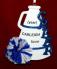 Cheerleading Christmas Ornament Blue Pom Personalized FREE at PersonalizedOrnamentsMarket.com by Russell Rhodes