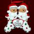 Grandparents Christmas Ornament Stocking Cute 2 Grandkids Personalized FREE at PersonalizedOrnamentsMarket.com by Russell Rhodes