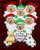 Family Christmas Ornament 6 Precious Kids with Dogs, Cats, Pets Custom Added Personalized FREE at PersonalizedOrnamentsMarket.com by Russell Rhodes