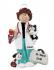Vet Chrismas Ornament Female Personalized FREE at PersonalizedOrnamentsMarket.com by Russell Rhodes
