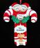 Grandparents Christmas Ornament Candy Canes for 3 Grandkids with Dogs, Cats, Pets Custom Added Personalized FREE at PersonalizedOrnamentsMarket.com by Russell Rhodes