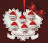 Grandparents Christmas Ornament Loving Heart 6 Grandkids Personalized FREE at PersonalizedOrnamentsMarket.com by Russell Rhodes