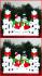 Tabletop Christmas Decoration Snowflakes for 2 Grandchildren Personalized FREE at PersonalizedOrnamentsMarket.com by Russell Rhodes
